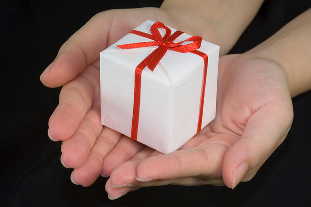 gift on your hand