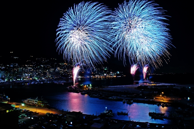 fireworks in japan